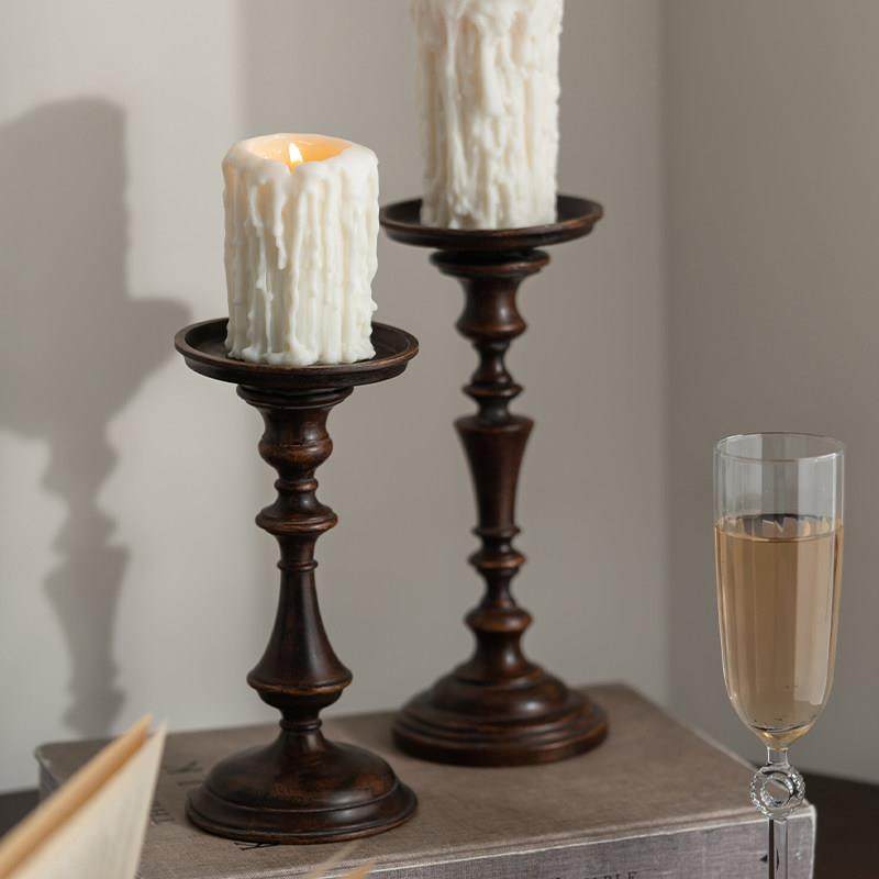 中古高脚烛台欧式装饰摆件复古道具树脂仿古餐桌蜡烛台底座,家居饰品,烛台,淘宝优惠券,粉丝福利购,淘宝优惠卷