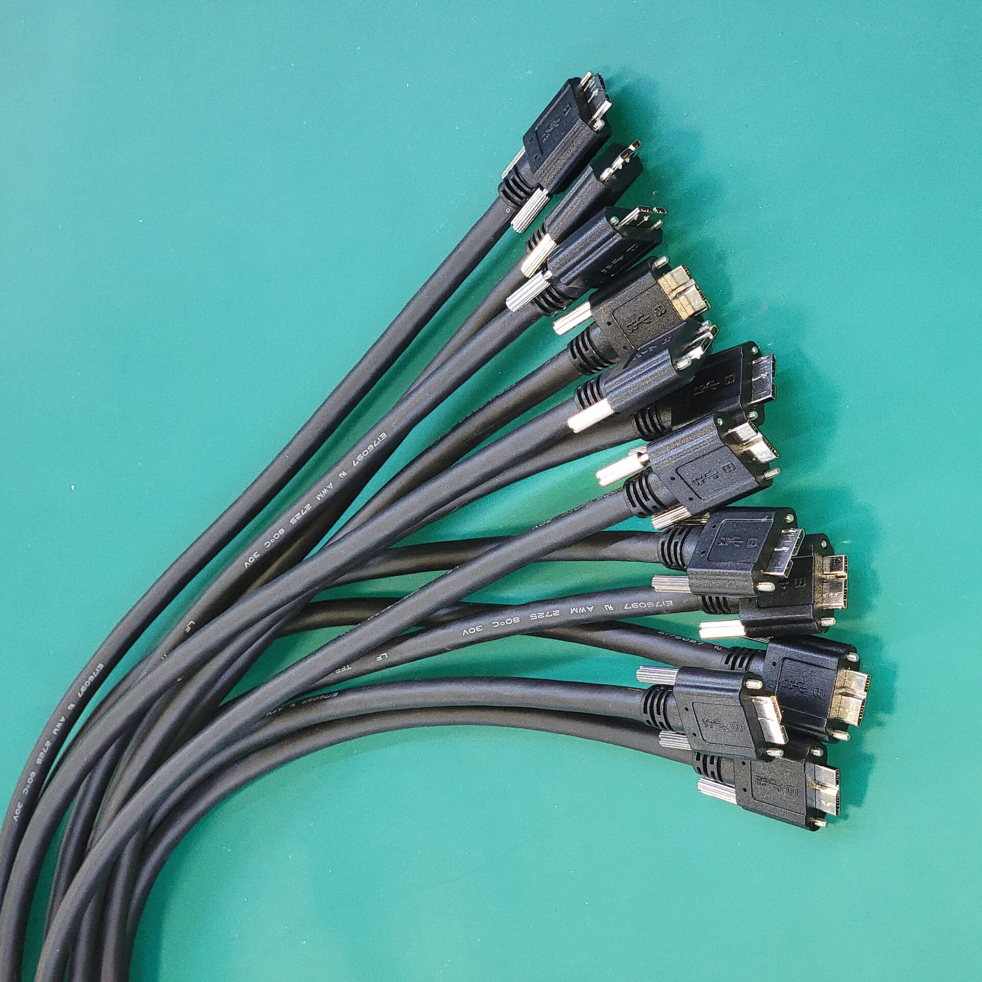 usb 3.0相机线高速扫描仪工业相机连接线a公m转micro-B直头高柔线