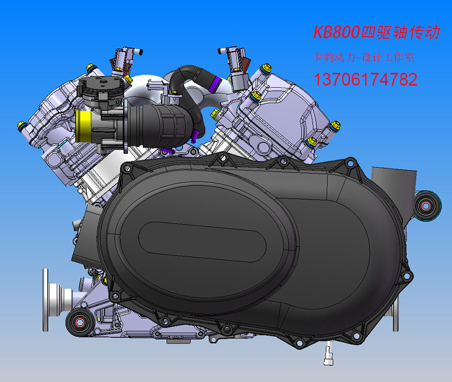 800CC 沙滩车500cc 大排量沙滩车 四轮沙滩车发动机