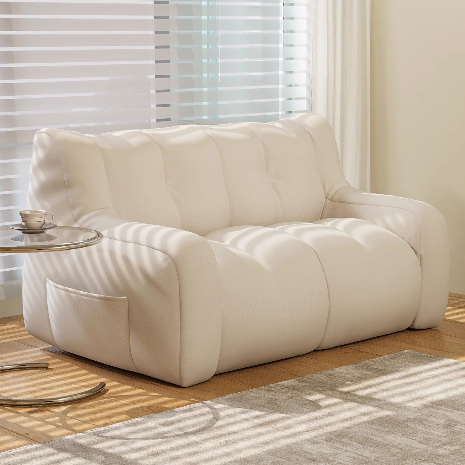 懒人沙发可躺可睡卧室榻榻米单双人小沙发出租屋客厅阳台休闲座椅