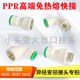PPR免热熔大小头快速接头异径内丝外丝直接弯头202532接头水管配