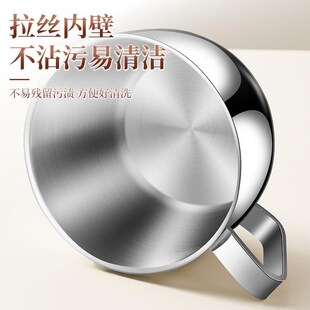 精选304不锈钢早餐杯大肚碗儿童泡燕麦专用杯家用防摔牛奶杯喝水