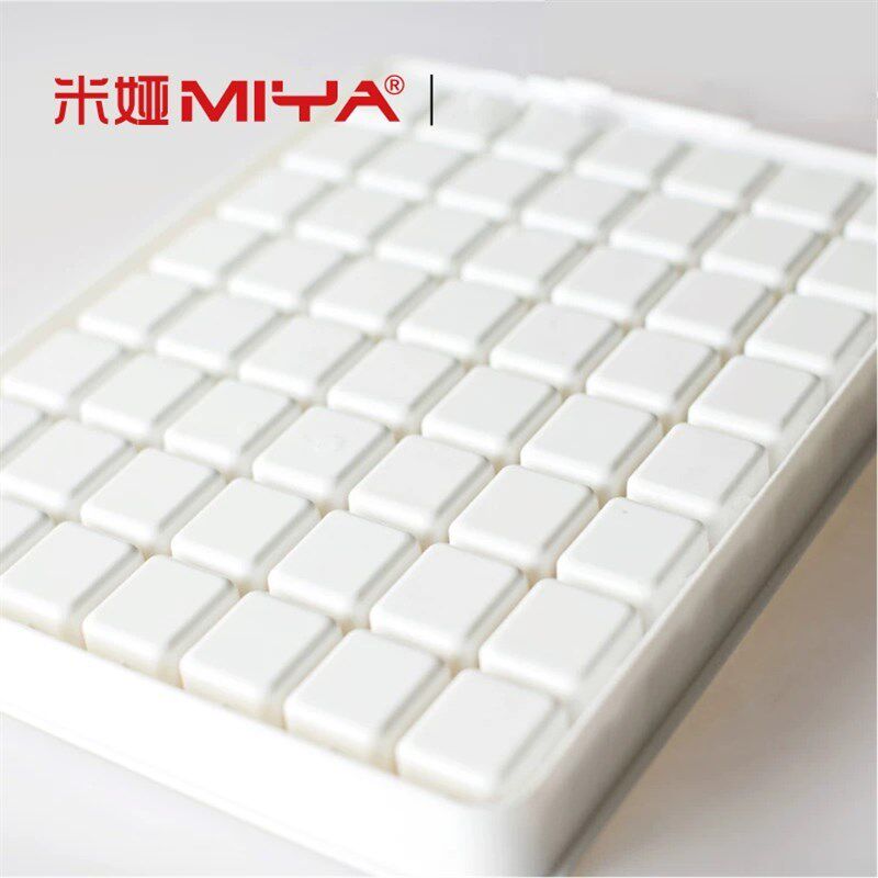 米娅果冻颜料盒调色盒色彩水粉盒一方原颜30ml60ml80ml90ml100ml