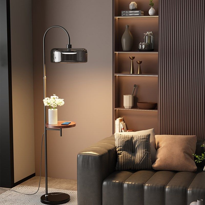 精选意式极简轻奢落地灯客厅卧室沙发旁边几高级艺术氛围法式覆古