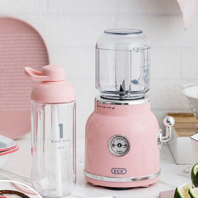 ECX榨汁机 家用电动果汁机 多功能炸果汁搅拌机可榨冰块机沙冰机