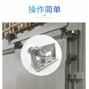 冷库门轨道轮子电动平移门导轨上导轮滑轮轴承推拉门不锈钢上吊轮