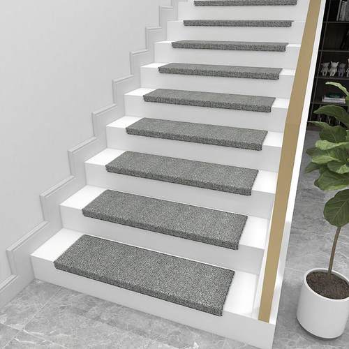 楼梯踏步垫家用防滑垫实木楼梯地毯楼梯贴台阶贴免胶自粘定制满铺