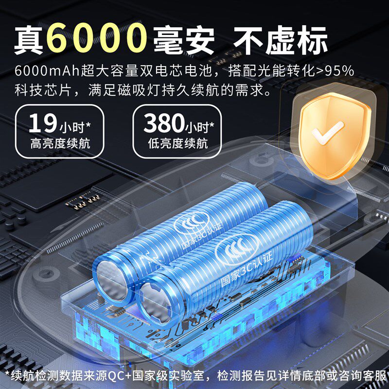 台灯宿舍大学生可夹式超长续航充电护眼学习专用作业卧室床头夜灯