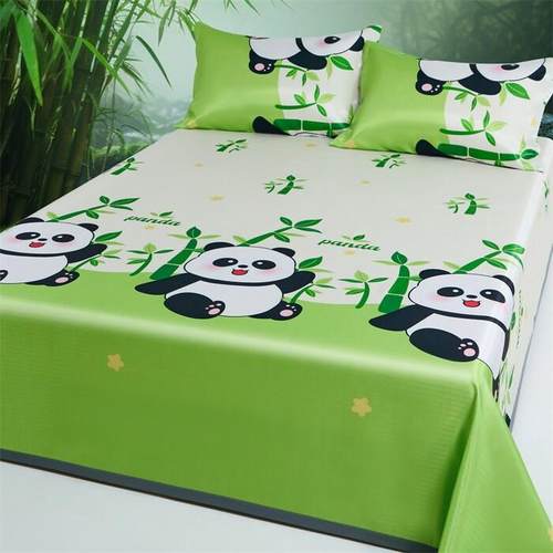 夏季冰丝凉席三件套学生宿舍单人可水洗机洗可折叠家用裸睡软席子