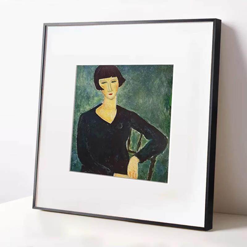 正方形铝合金画框十字绣钻石装裱60厘米50cm40挂墙相框拼图裱框架