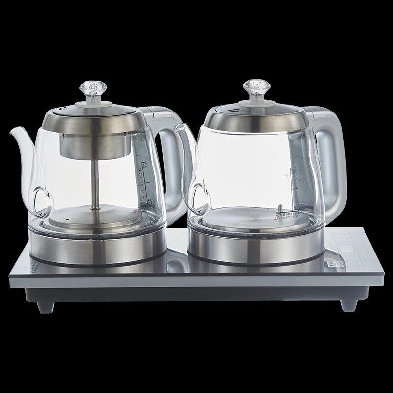 全自动双底部上水电热烧水壶抽水泡茶具专用功夫电磁炉套装37x23