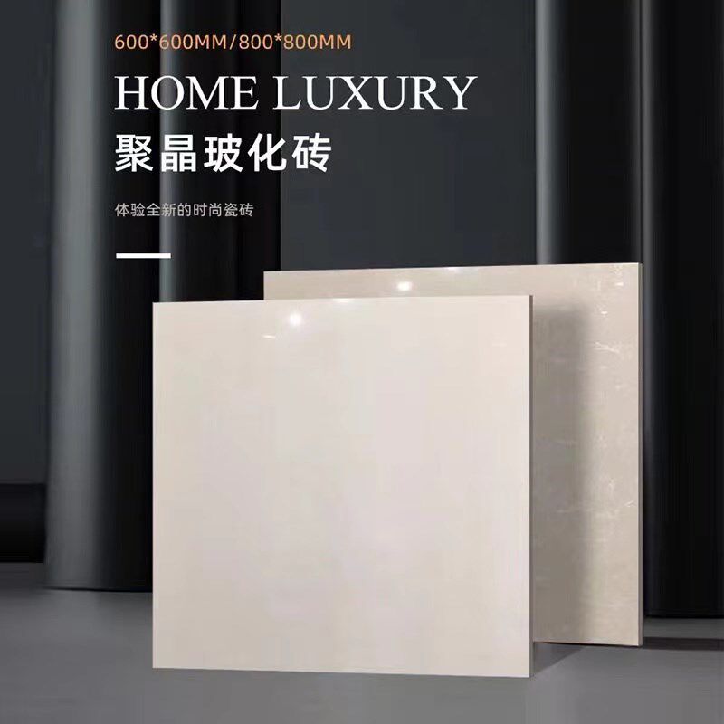 白色布拉提抛光转客厅地砖800X800老式瓷砖玻化砖防滑耐磨出租房