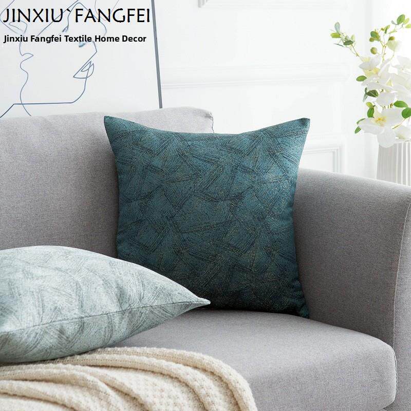 现代地台床头沙发靠垫躺在床上看电视靠枕夏轻奢抱枕套大尺寸方形