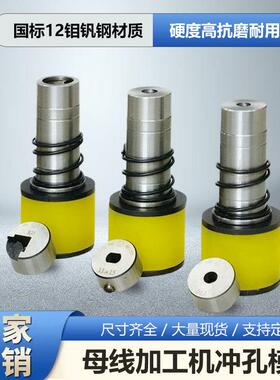 铜排折弯机冲孔剪切长孔圆方孔母线加工机冲孔模具通用冲孔模具