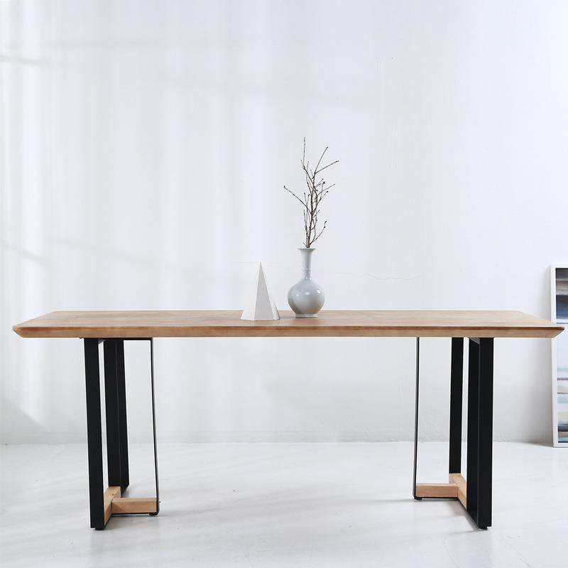 北欧极简实木餐桌会议桌书桌长桌轻奢复古铁艺办公桌简约工作台,自行车/骑行装备/零配件,更多零件/配件,淘宝优惠券,粉丝福利购,淘宝优惠卷