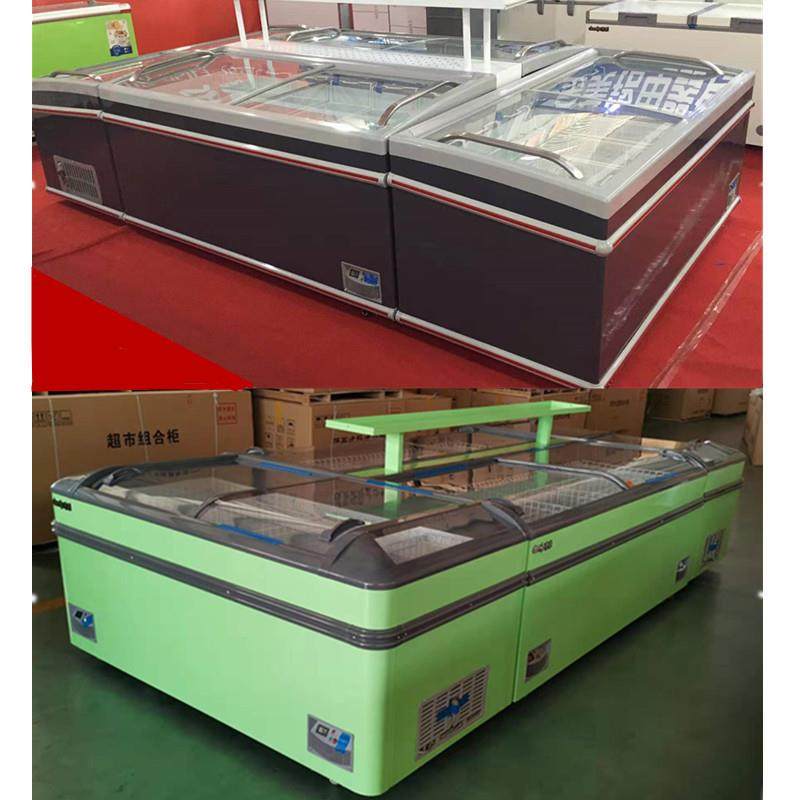 组合岛柜平冷冻柜水饺丸子玻璃展示柜雪糕柜卧式超市便利店冰柜,自行车/骑行装备/零配件,更多零件/配件,淘宝优惠券,粉丝福利购,淘宝优惠卷