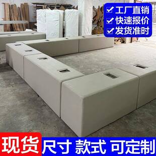 防撞等候椅可自由组合拼接软包候审椅带卡扣锁槽