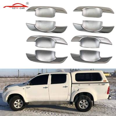 适用于丰田HILUXVIGO2006-2015门碗ABS电镀外饰件保护改装门把手