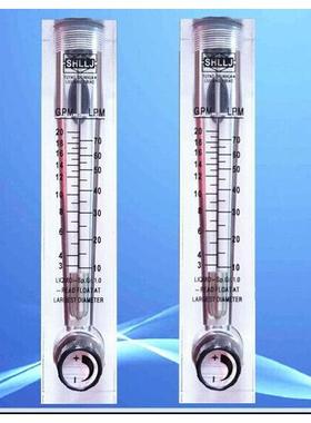 Water流量计、有机玻璃面板安装浮子可调节流量计