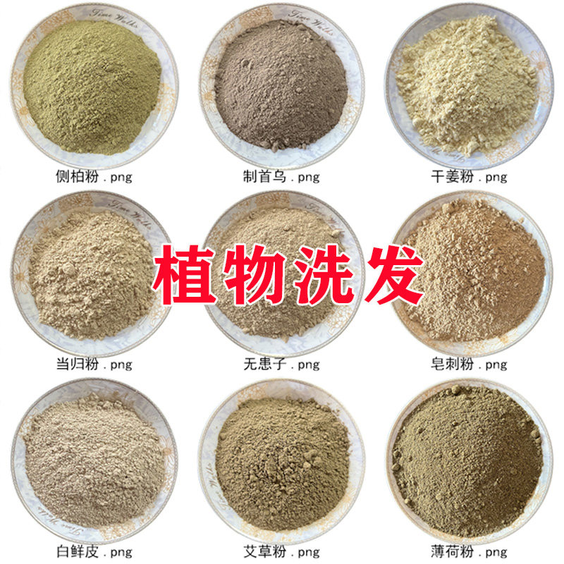 侧柏叶植物洗头粉包邮