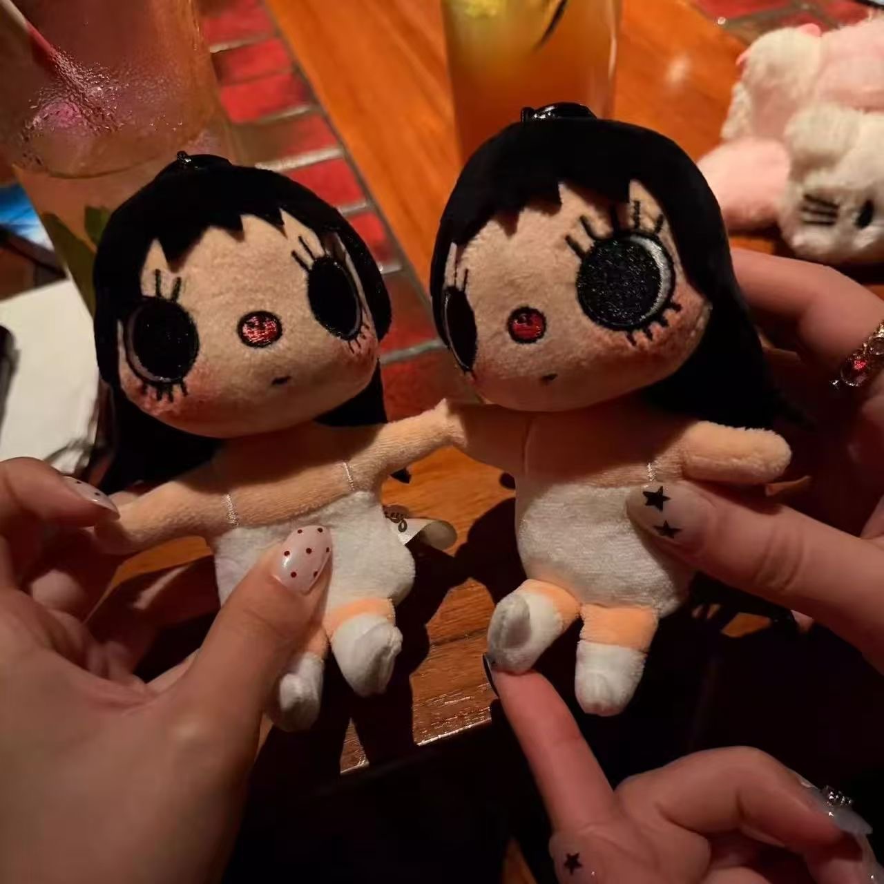 yuy玉漫画小人毛绒挂件可爱小玉创意画展周边高颜值背包挂饰礼物