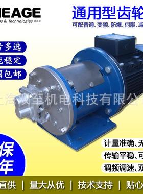 SHEAGE SD-31FX1633F00E062-933小型不锈钢化工齿轮泵防爆伺服