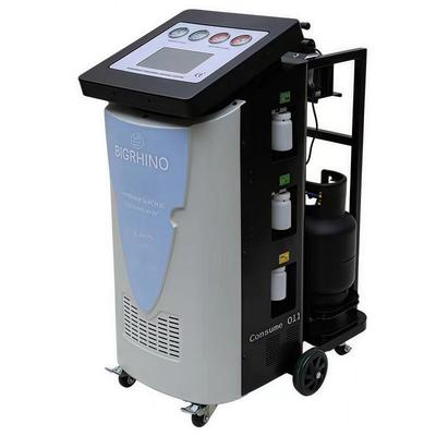 巨犀AC1000汽车空调冷媒回收加注机双系统R134a/1234yf管路清洗机