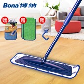 Bona博纳进口平板拖把家用地拖懒人拖布平板大号尘推木地板拖把