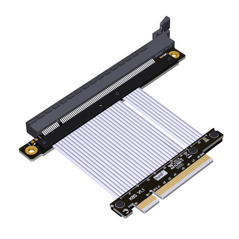 PCI-E 3.0 4.0 x8延长线转接x16pcie 支持AMD nVIDIA显卡 ADT