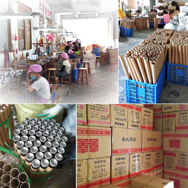 礼炮整箱开业开工庆典婚庆用品婚礼手持礼花炮结婚喷花筒喷彩带