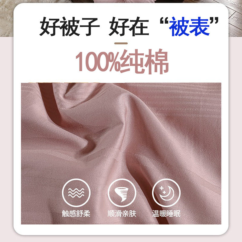 精选A类纯大豆纤维被冬被棉被蛋白加厚保暖被芯春秋四季通用被子,床上用品,化纤被,淘宝优惠券,粉丝福利购,淘宝优惠卷