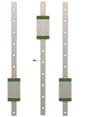 VORON 0.1 专用线轨直线导轨带滑块 MGN7 镀镍防锈 150mm长 林邓