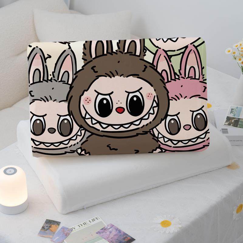 可爱拉布布枕套单件一只装女生学生情侣卡通乳胶枕头套30x50cm