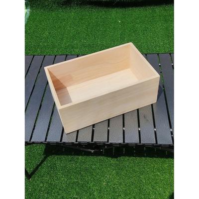 实木大尺寸木箱子定制正方定做收纳盒松木简约无盖纯色车载储物箱