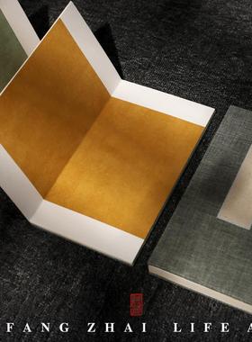 高档空白册页作品纸蜡染半熟小楷写经抄经宣纸册页本手折折页尺牍