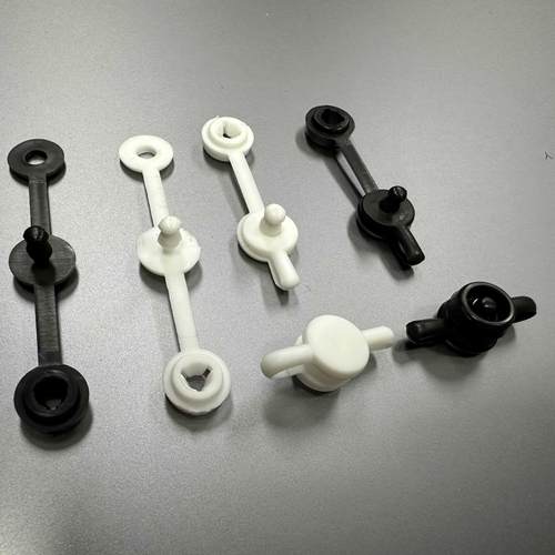 塑料吊牌子母扣固定扣一次性防拆扣连体扣二合扣手腕带塑胶四合扣