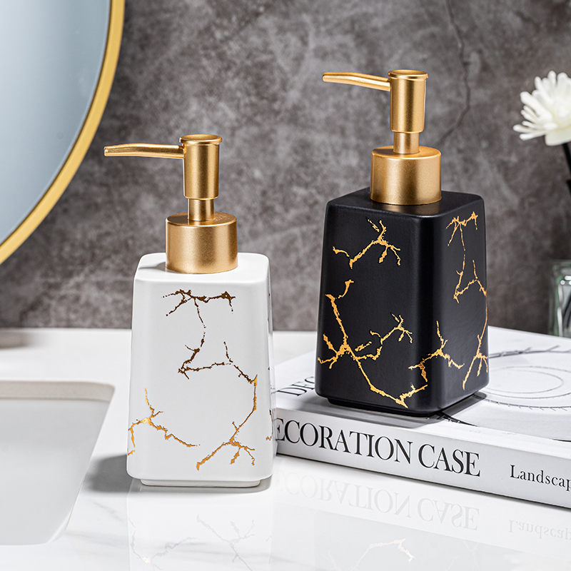 5DECO/5D轻奢陶瓷洗手液瓶