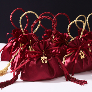 速发袋结婚款用风新专婚庆礼盒婚月质感盒子满礼包装