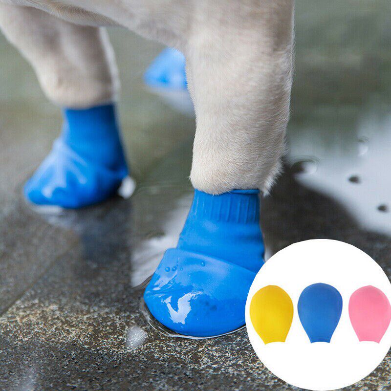 速发脚子防水防掉雨鞋气球鞋鞋套泰迪博美金毛夏天小中大型犬