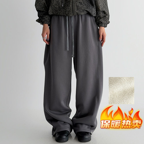 2025新款秋冬加绒保暖运动裤