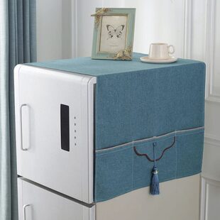 冰箱盖布2020简约现代罩子盖巾单开门双轻奢防水防油防尘布通用21