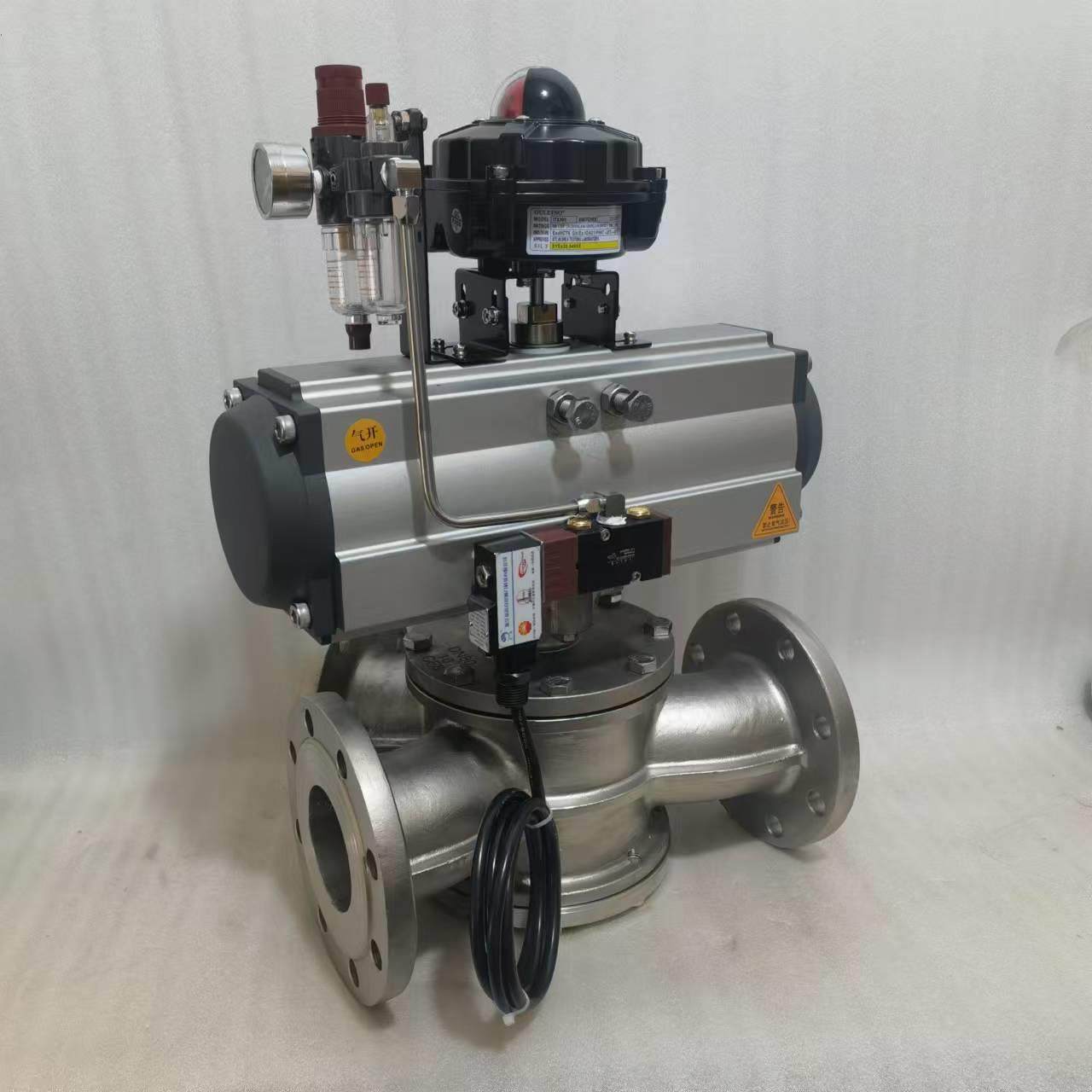 YQ642F气动Y型三通切换管式旋转筒式换向阀135度过颗粒粉耐磨120,电子元器件市场,其它元器件,淘宝优惠券,粉丝福利购,淘宝优惠卷