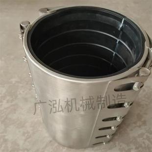 04不锈钢连接器修补器哈夫节多功能齿环型抢修抱箍带压堵漏管夹