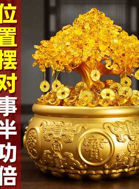 纯铜聚宝盆纯黄铜摆件招聚实心客玄关财办公室装饰黄铜米缸存