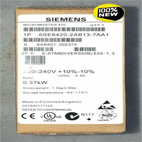 (议价)6SE6420-2AB13-7AA1变频器420 安装