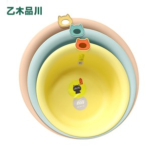 盆家用加高厚耐脏洗菜洗脸 猫耳脸盆 高颜值免打孔卫生间挂墙式