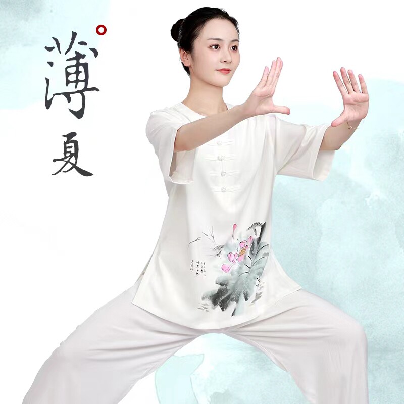 猎辰太极服女款新款洋气高端亚麻太极服