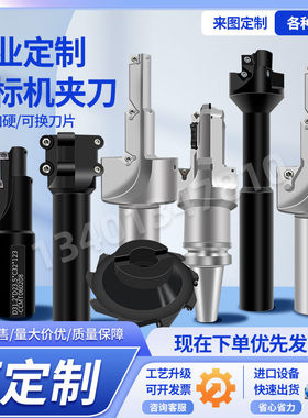非标定制铣刀可转位数控机夹刀具刀盘防震刀杆加工刀盘反刮刀定做