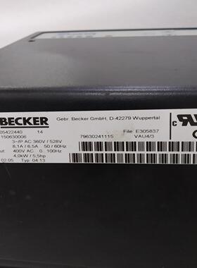 【汇生】贝克尔BECKER VARIAIR IKO 05422440【议价】