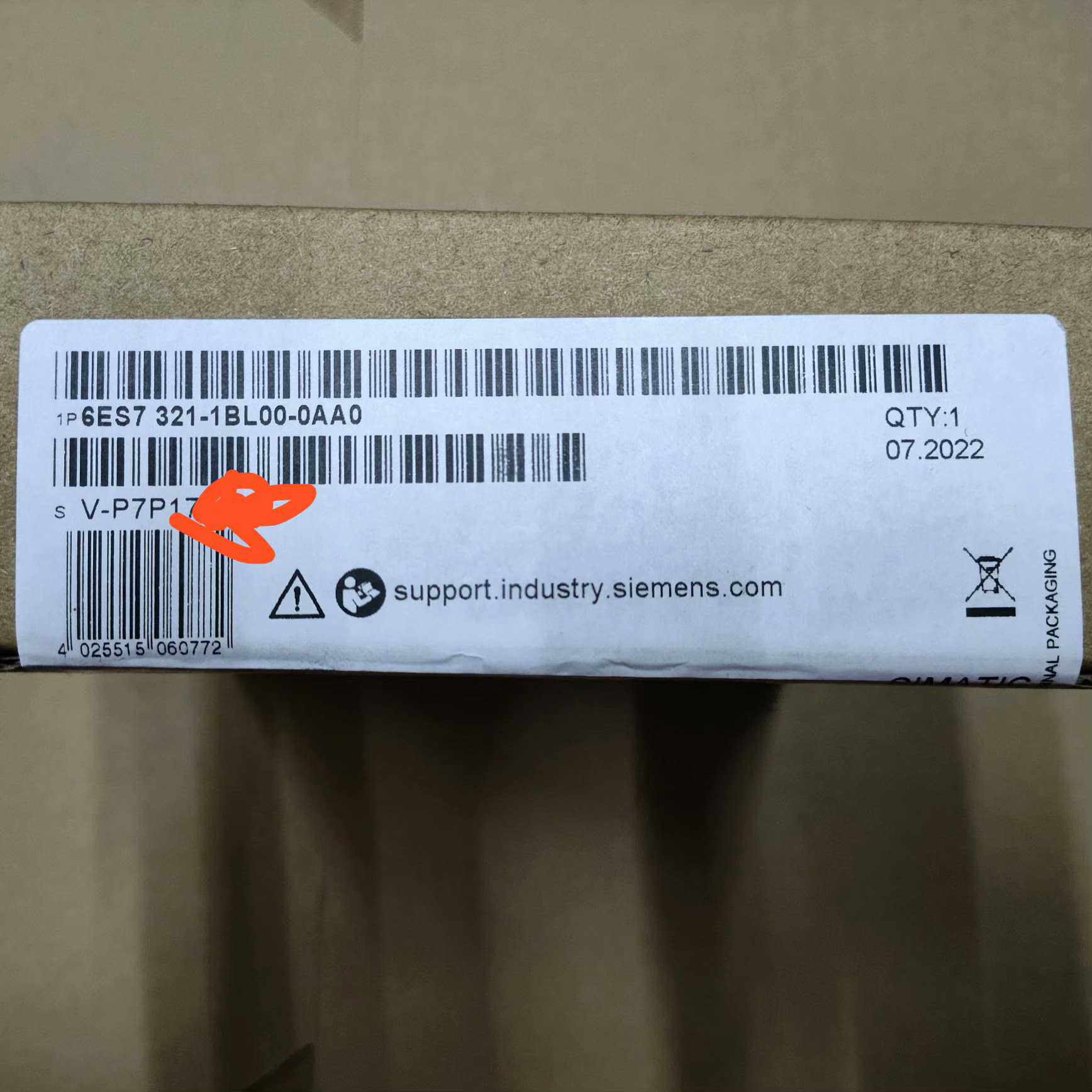 【顺庆】6ES7 321-1BL00-0AA0 西门子 原装正品 全【议价】